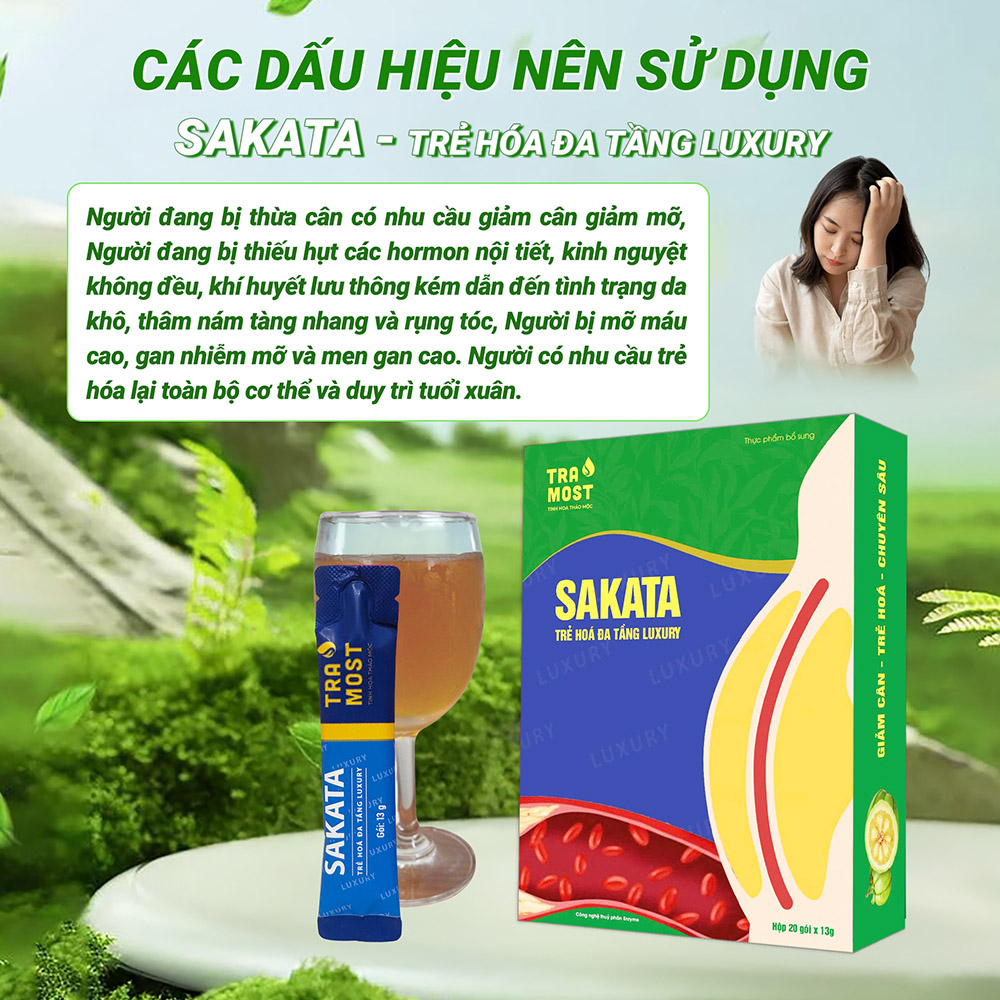SAKATA - TRẺ HÓA ĐA TẦNG LUXURY (NEW) sakata trẻ hoá đa tầng luxury