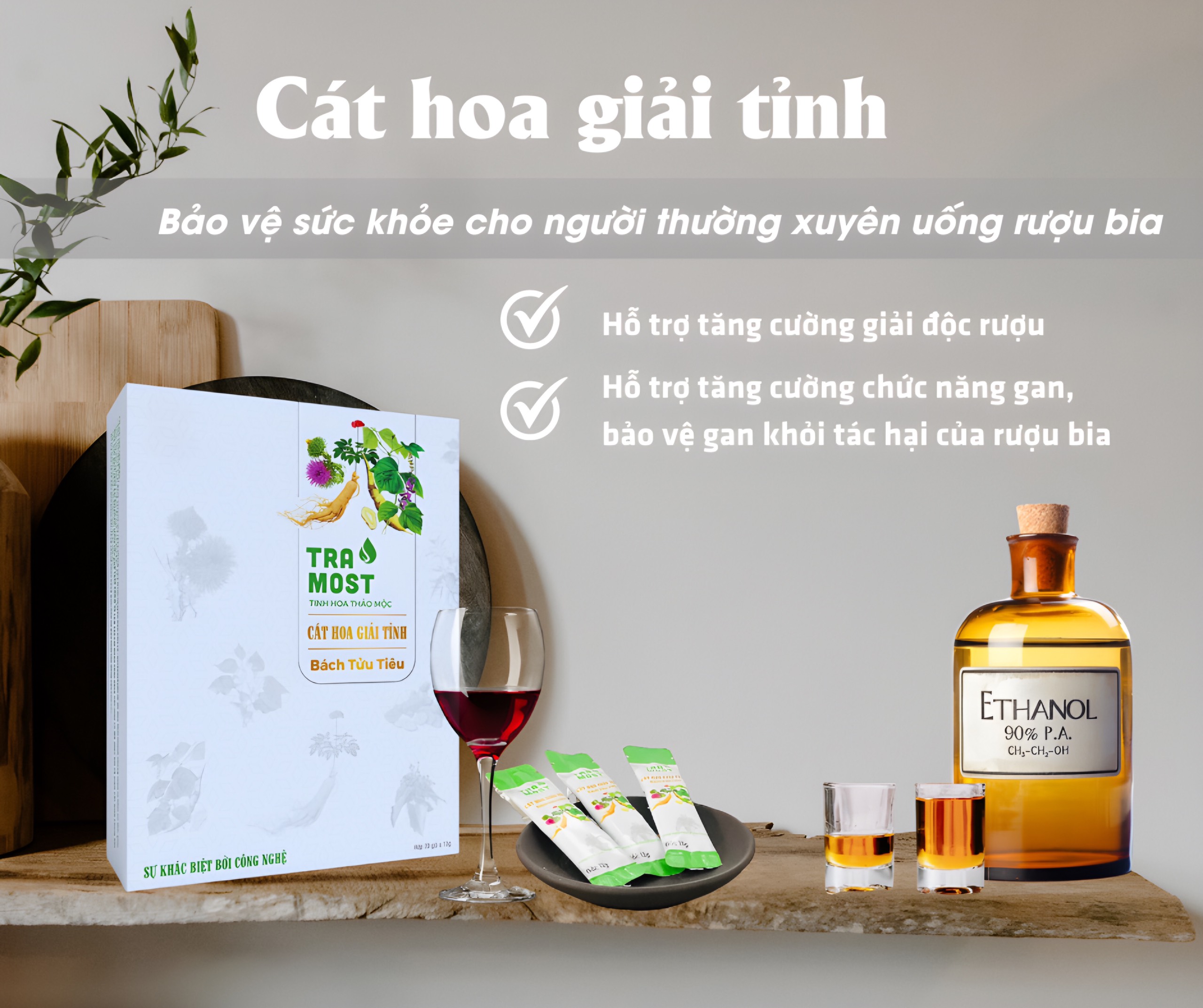 Cát Hoa Giải Tỉnh Bách Tửu Tiêu - Thức Uống Giải Rượu