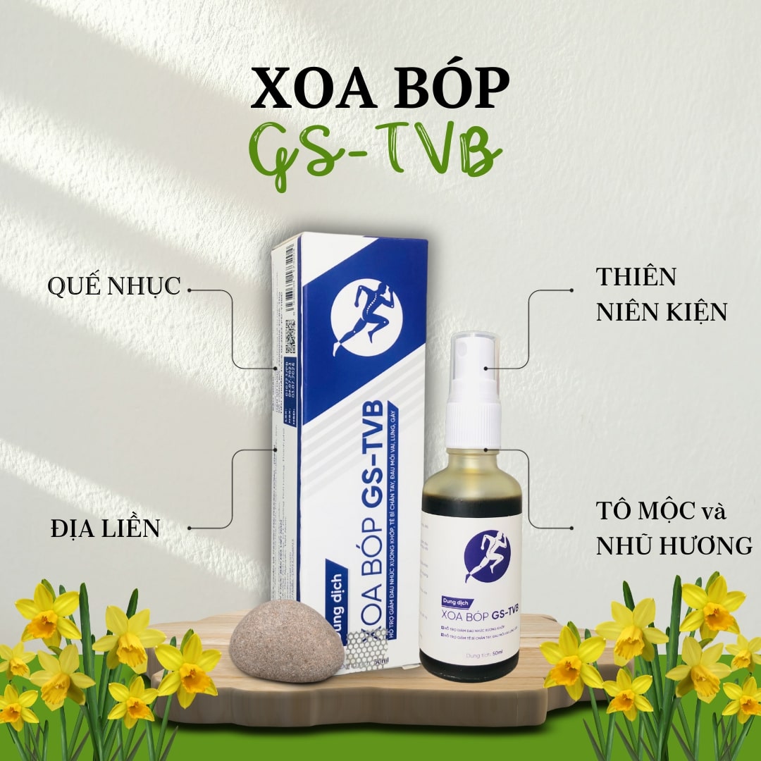 Xoa bóp GS-TVB, cải thiện xương khớp