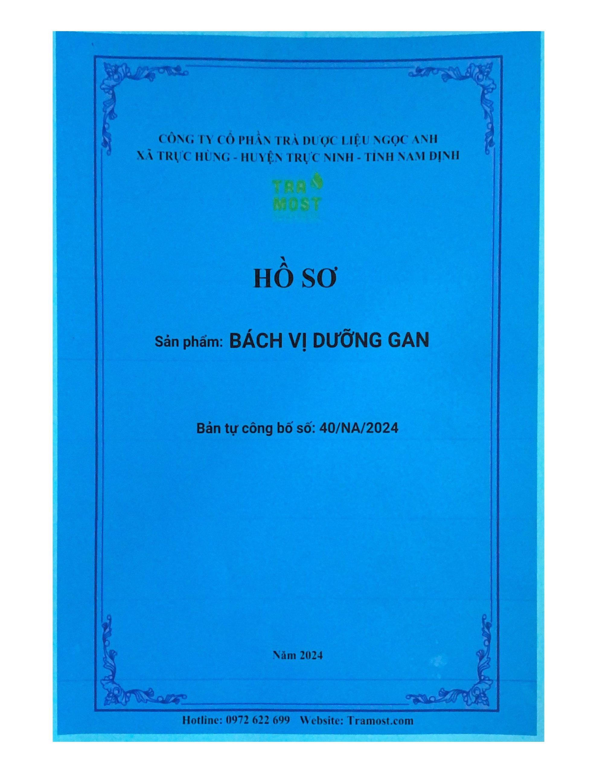 BÁCH VỊ DƯỠNG GAN (THANH NHIỆT - THẢI ĐỘC GAN) 01 HSCB bách vị dưỡng gan-hình ảnh-0