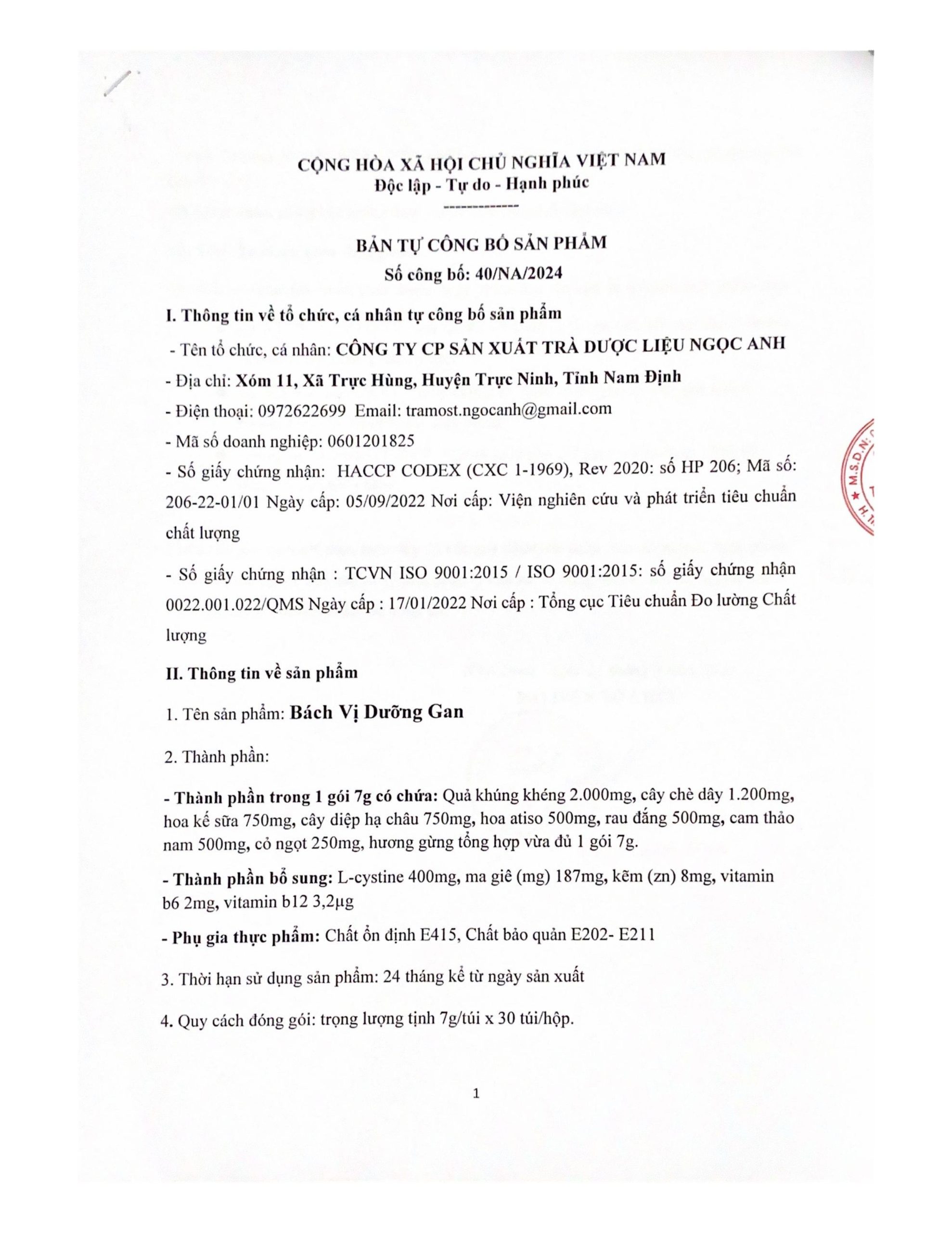 01 HSCB bách vị dưỡng gan-hình ảnh-1