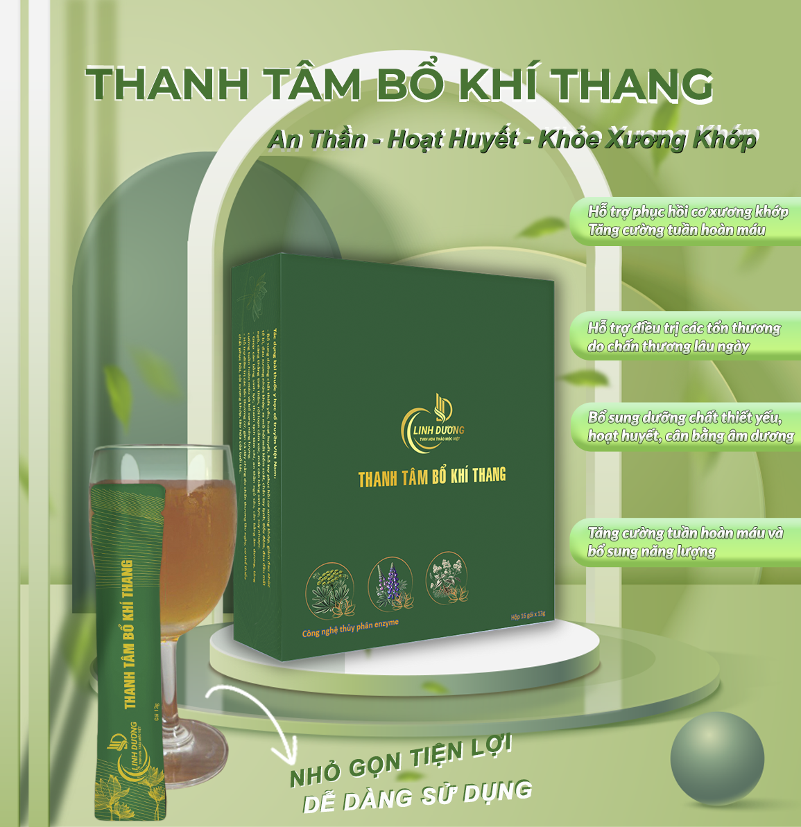 THANH TÂM BỔ KHÍ THANG (XƯƠNG KHỚP - MẤT NGỦ) THANH TÂM BỔ KHÍ THANG 01