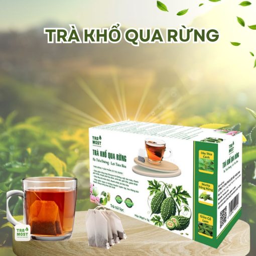 TRÀ KHỔ QUA RỪNG ( HẠ TIỂU ĐƯỜNG - LỢI TIÊU HÓA )
