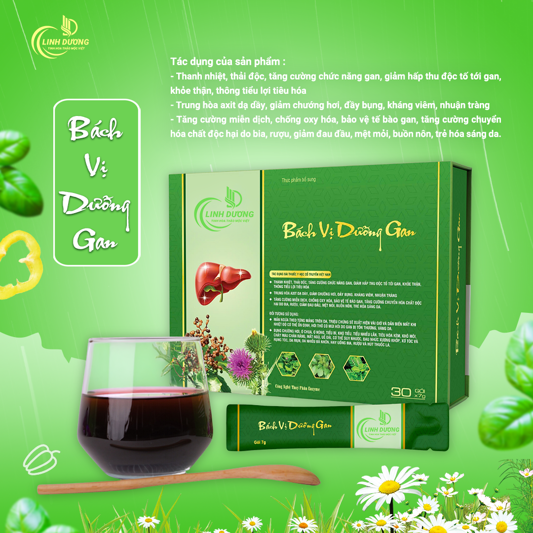 BÁCH VỊ DƯỠNG GAN (THANH NHIỆT - THẢI ĐỘC GAN) Bách vị dưỡng gan 02