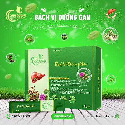 bách vị dưỡng gan nước uống hỗ trợ giải độc gan