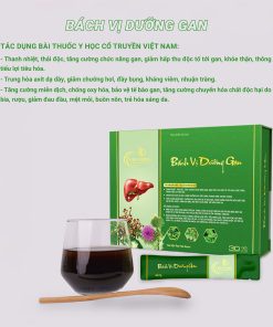 bách vị dưỡng gan nước uống hỗ trợ giải độc gan