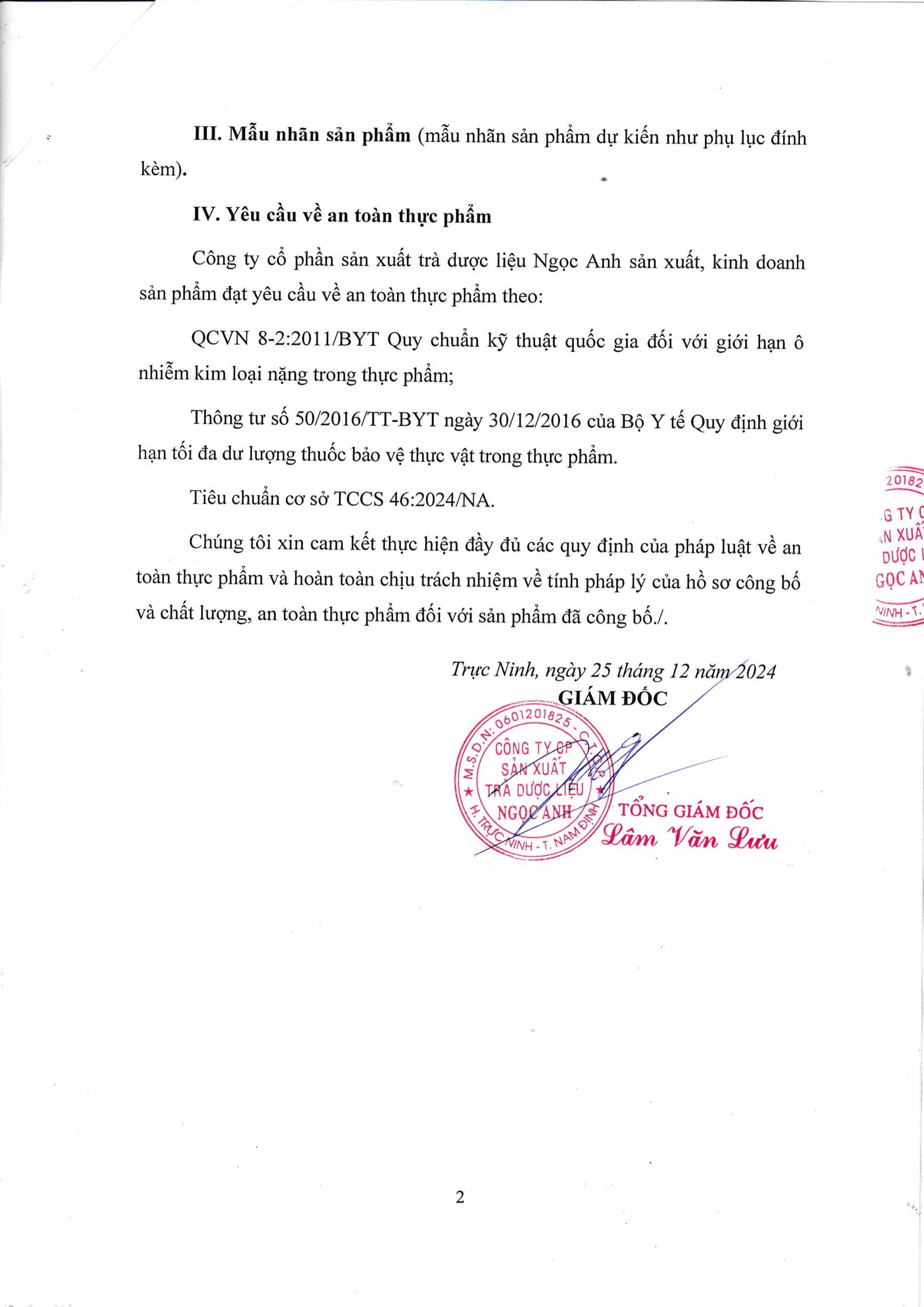 hồ sơ pháp lý trà khổ qua rừng