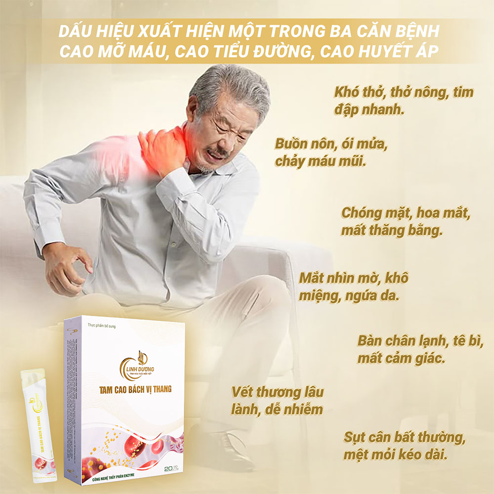 TAM CAO BÁCH VỊ THANG (TIỂU ĐƯỜNG - MỠ MÁU - HUYẾT ÁP) tam cao bách vị thang