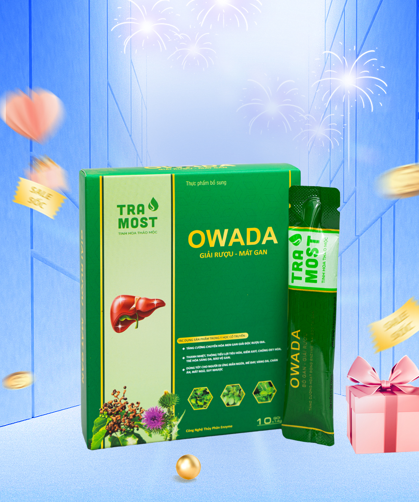 trà owada giải rượu mát gan