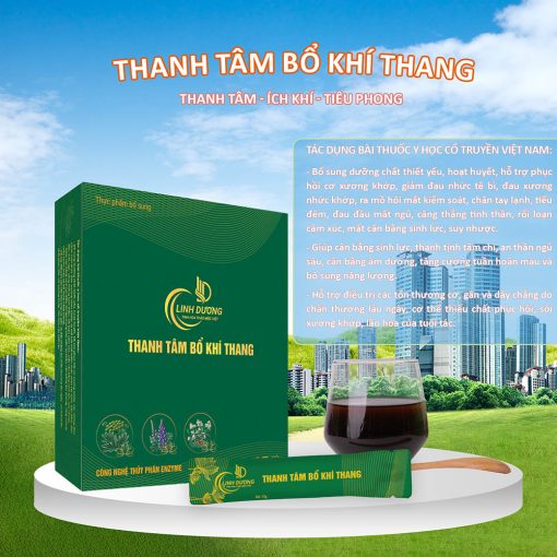 trà thanh tâm bổ khí thang của thương hiệu tra most