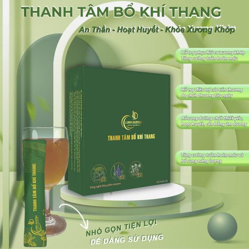 trà thanh tâm bổ khí thang của thương hiệu tra most