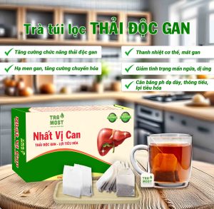 TRÀ NHẤT VỊ CAN (THANH NHIỆT- GIẢI ĐỘC- LỢI TIÊU HÓA) Nhất Vị Can - Trà túi lọc thải độc gan