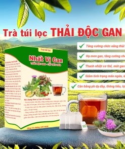 trà túi lọc nhất vị can thải độc gan