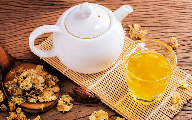 công dụng trà hoa cúc chi