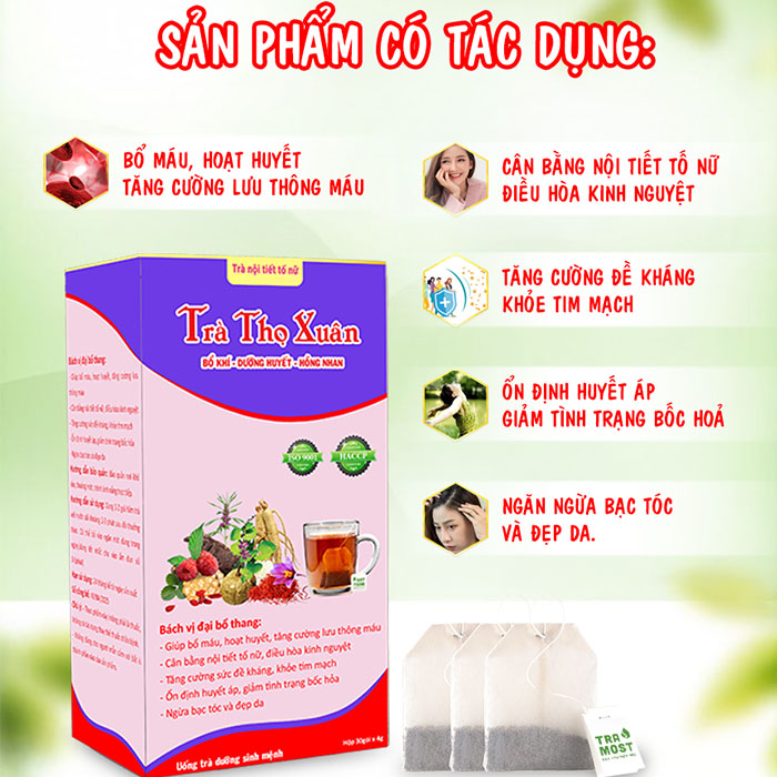 5 lợi ích vàng của Trà Thọ Xuân - Bí quyết giữ mãi nét thanh xuân lợi ích của trà thọ xuân